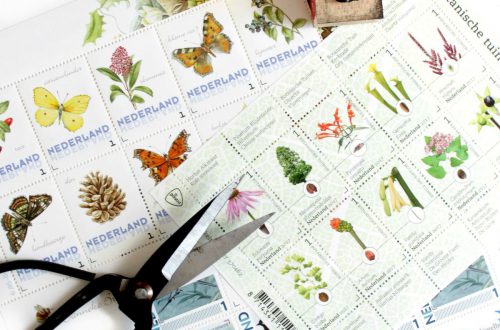 postzegels botanisch thema