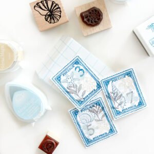 DIY: decoratieve postzegels stempelen