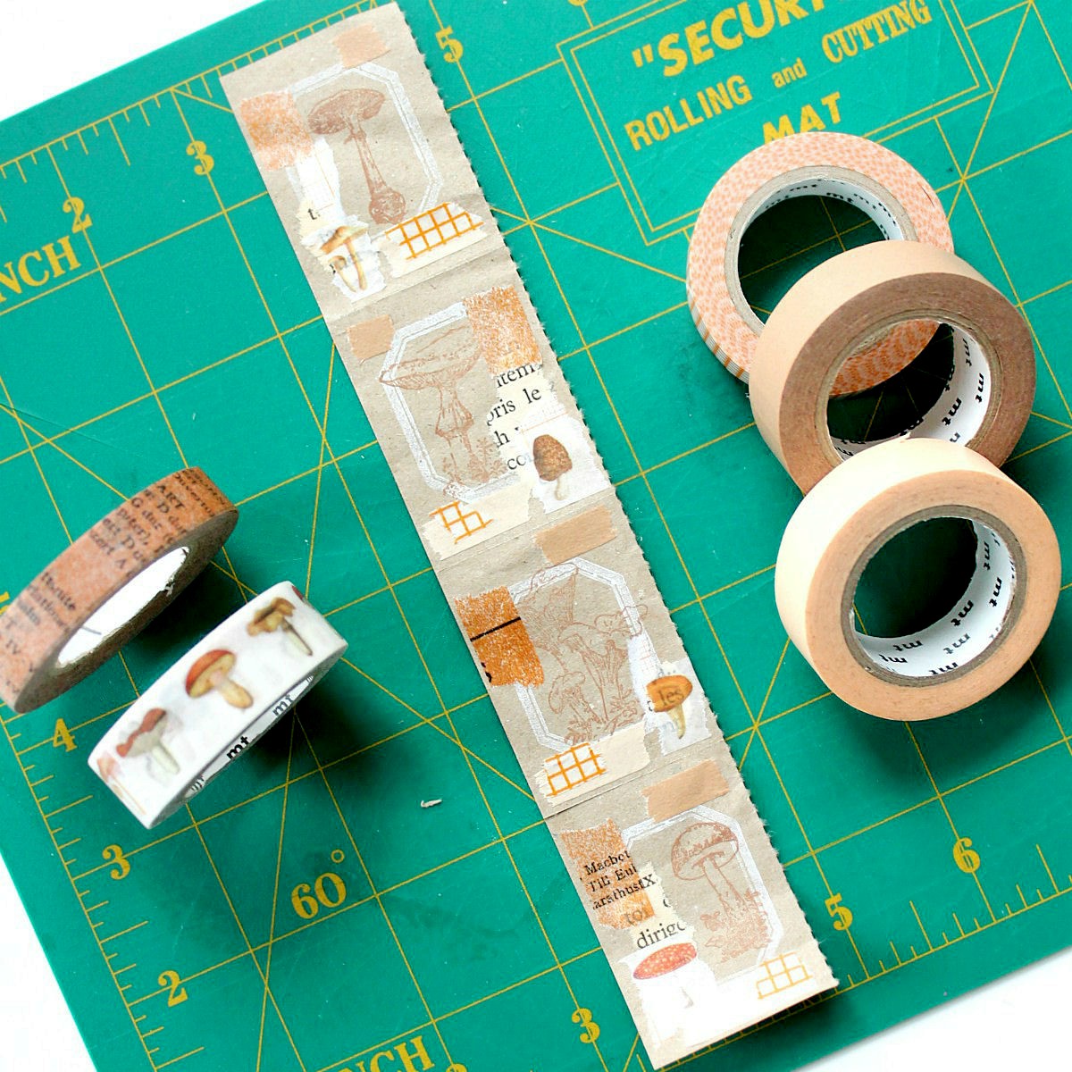 DIY: collage roll van restjes papier