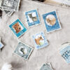 45 postzegels met vensters - blauw - Afbeelding 3