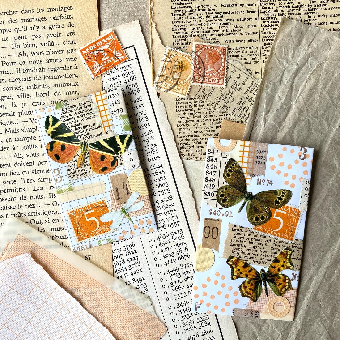 Weet je dat ik zakjes voor snailmail het liefst vouw van simpel wit printpapier of papier uit oude rekenschriften? Met hergebruik van papier kun je zo veel kanten op. Eigenlijk heeft iedereen de basis om te kunnen beginnen met snailmail wel in huis. Ik vind het mooi hoe laagdrempelig het starten met deze hobby kan zijn, simpelweg door met een andere blik naar het papier in je omgeving te kijken. De materialen liggen voor het oprapen.