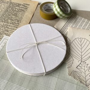 Set viltjes om ronde collages te maken